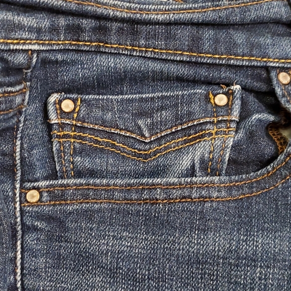 Womens Levi 505 Blue Jean 8L Straight Leg - Picture 6 of 9